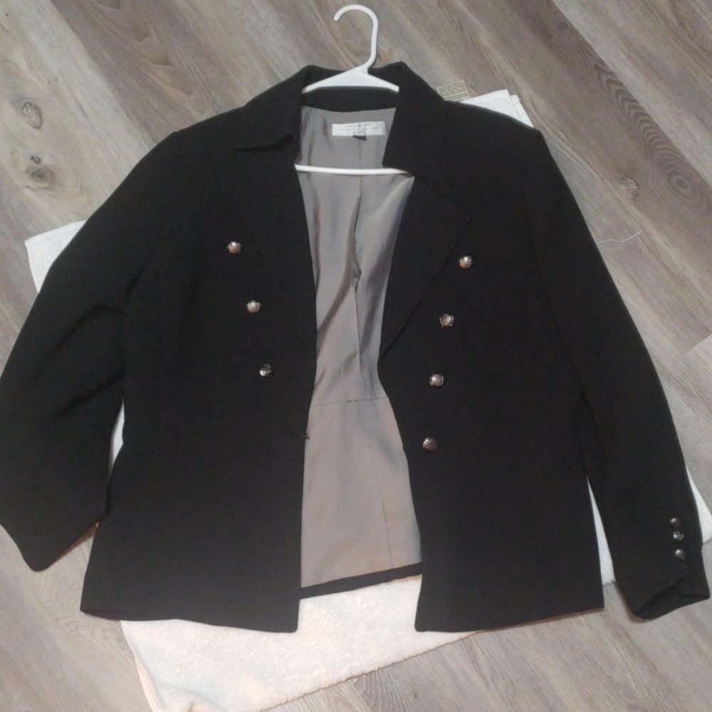 Stylish Black Tahari Brand Fully Lined Blazers